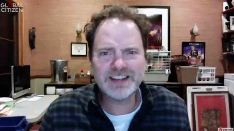 Rainn Wilson em One World: Together at Home (Foto: Reprodução)