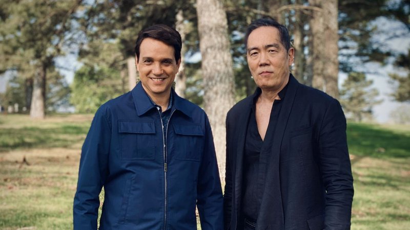 Ralph Macchio e Yuji Okumoto (Foto: Reprodução /Twitter)