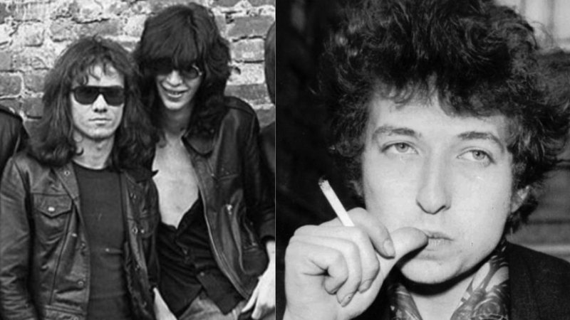 Ramones e Bob Dylan (Foto 1: Divulgação/ Foto 2: AP Images)