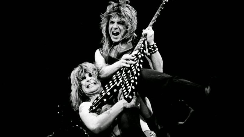 Ozzy Osbourne e Randy Rhoads (Foto: Reprodução / Twitter)