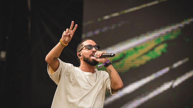 Rashid no Lollapalooza 2019 (Foto: Camila Cara)