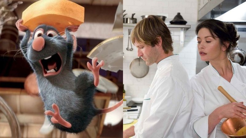 Montagem de Ratatouille e Sem Reservas (Foto: Reprodução)