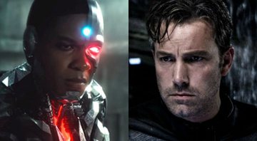 Ray Fisher como Cyborg em Liga da Justiça (2017) (Foto: Reprodução) | Ben Affleck como o Batman no filme Liga da Justiça (Foto: Reprodução)