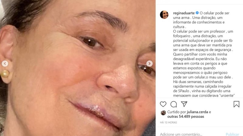 Regina Duarte no instagram (foto: reprodução)