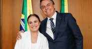 Regina Duarte, nova secretária geral da cultura, e presidente Jair Bolsonaro (Foto: Reprodução / Instagram)