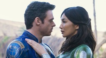 Richard Madden e Gemma Chan em Eternos (Foto: Reprodução /Twitter)