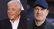 Richard Donner em 2017 (Foto: Joshua Blanchard / Getty Images) / Kevin Feige (Foto: Jordan Strauss / Invision / AP)