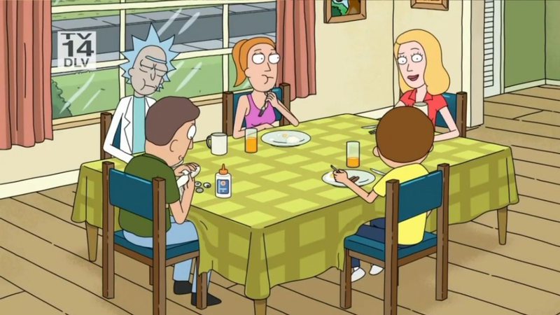 Cena do último episódio da quarta temporada de Rick and Morty (Foto: Reprodução / Youtube)