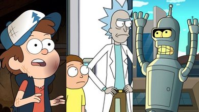 Gravity Falls, Rick and Morty e Futurama (Foto: Reprodução)