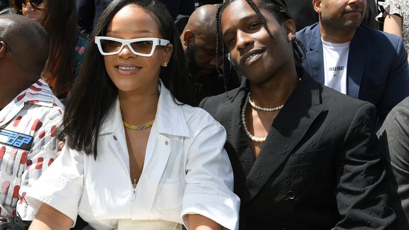 Imagem Rihanna e o rapper A$AP Rocky estão namorando, diz revista