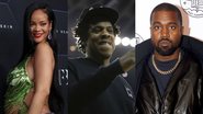 Rihanna (Foto: Mike Coppola / Getty Images),  Jay-Z (Foto: Ben Margot/AP) e Kanye West (Foto: Brad Barket / Getty Images for Fast Company)