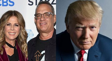 Tom Hanks e Rita Wilson Donald Trump, presidente dos EUA (Foto 1: AP | Foto 2: Mark Seliger)