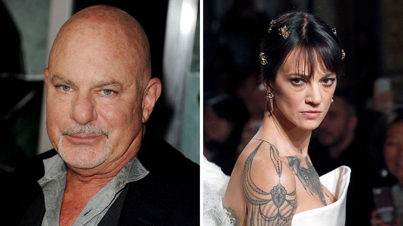 Rob Cohen (Foto: Getty Images / Kevin Winter / Equipe) e Asia Argento (Foto: Getty Images / Thierry Chesnot / Correspondente)