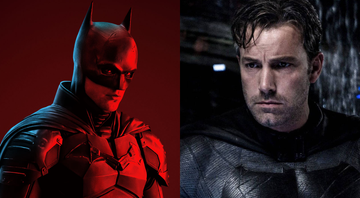 Robert Pattinson como Batman (Foto: Reprodução / Twitter / The Batman) | Ben Affleck como Batman (Foto: Divulgação / Warner)