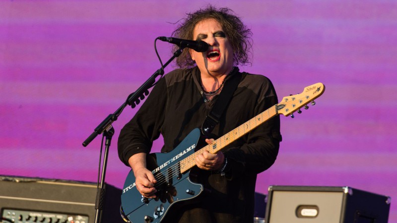 Robert Smith do the Cure em apresentação no British Summer Time Hyde Park Festival, em julho de 2018 (Foto: REX/Shutterstock/Richard Isaac))