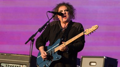 Robert Smith do the Cure em apresentação no British Summer Time Hyde Park Festival, em julho de 2018 (Foto: REX/Shutterstock/Richard Isaac))