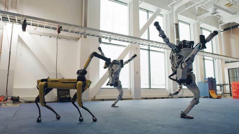 Robôs dançarinos da Boston Dynamics (Foto: Reprodução/YouTube)