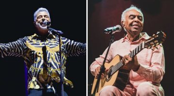 Lulu Santos no Rock in Rio (Foto: Reprodução Rock in Rio / iHate Flash) e Gilberto Gil (Foto: Fernanda Tiné)