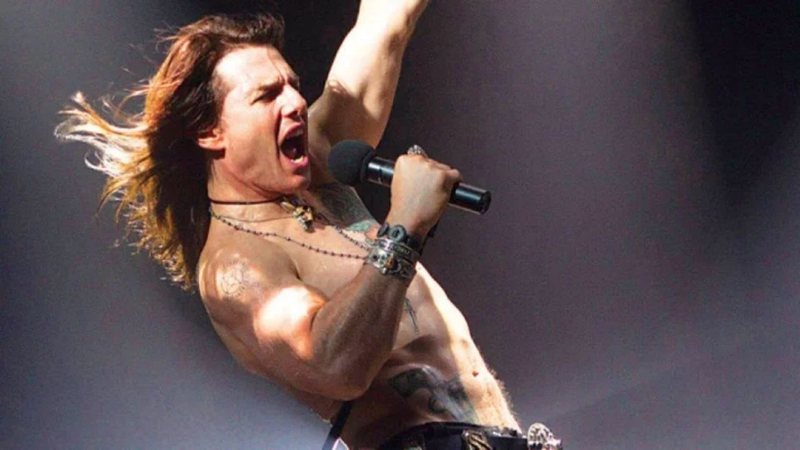 Tom Cruise em Rock of Ages (Foto: Reprodução)