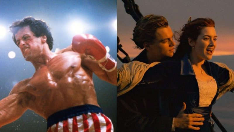 Rocky III - O Desafio Supremo e Titanic (Fotos: Divulgação)