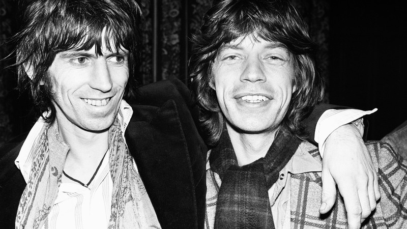 Keith Richars e Mick Jagger, dos Rolling Stones (Foto: Rolling Stones:50 / Reprodução)