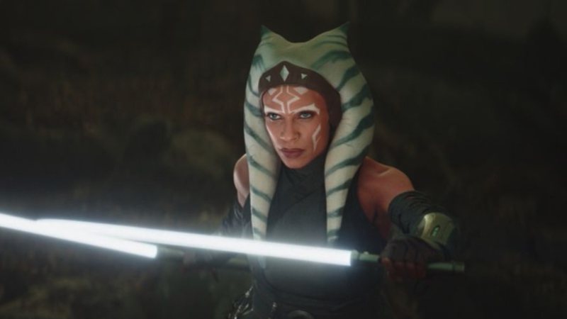 Ashoka Tano em The Mandalorian (foto: reprodução/ Disney)