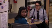 BJ Novak e Mindy Kaling em The Office (Foto: Reprodução)