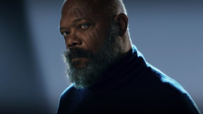 Samuel L. Jackson como Nick Fury em Invasão Secreta (Foto: Divulgação / Disney+)