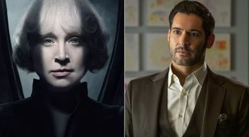 Gwendoline Christie e Tom Ellis como Lúcifer - (Foto: Divulgação/Netflix)