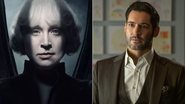 Gwendoline Christie e Tom Ellis como Lúcifer - (Foto: Divulgação/Netflix)