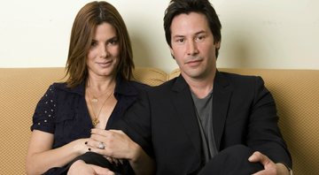 Sandra Bullock e Keanu Reeves (Foto: AP Photo/Matt Sayles)