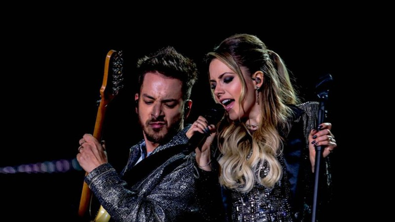 Sandy e Junior em São Paulo (Crédito: Staff Images / Allianz Parque)