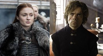 Sophie Turner e Peter Dinklage em Game of Thrones (foto: reprodução HBO)