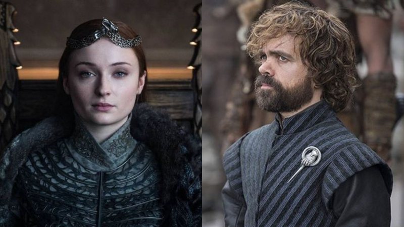 Sophie Turner como Sansa Stark e Peter Dinklage como Tyrion Lannister (Foto: Divulgação / HBO)