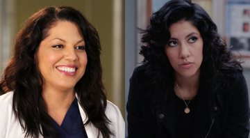 Sara Ramirez em Grey's Anatomy e Stephanie Beatriz em Brooklyn Nine-Nine (Foto: Reprodução /Twitter)