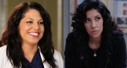 Sara Ramirez em Grey's Anatomy e Stephanie Beatriz em Brooklyn Nine-Nine (Foto: Reprodução /Twitter)