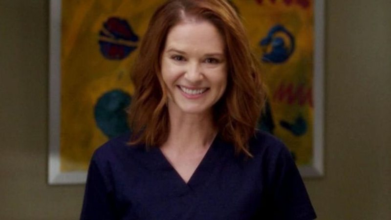 Sarah Drew caracterizada como April Kepner (Foto: Divulgação/ABC Studios)