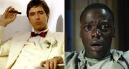 Al Pacino em Scarface (Foto 1: Reprodução) e Daniel Kaluuya em Corra (Foto 2: Reprodução)