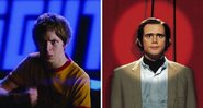 Michael Cera em Scott Pilgrim contra o Mundo (Foto: Reprodução) e Jim Carrey em O Mundo de Andy (Foto: Reprodução/BBC)