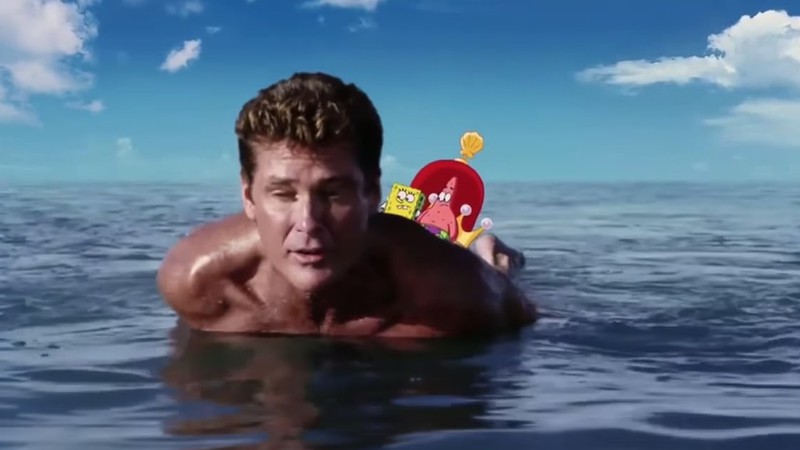 David Hasselhoff em Bob Esponja: O Filme (Foto:Friso Gentsch/picture-alliance/dpa/AP Images)