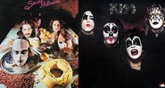 Discos de estreia de Secos & Molhados e Kiss (Foto: Reprodução)