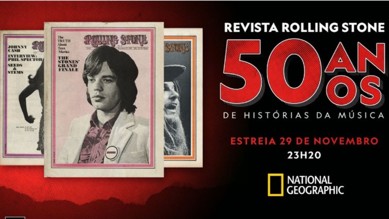 Trailer da série Revista Rolling Stone: 50 anos de histórias da música (Foto: Divulgação)