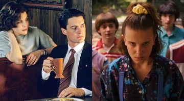 Montagem de Twin Peaks e Stranger Things (Foto: Reprodução)