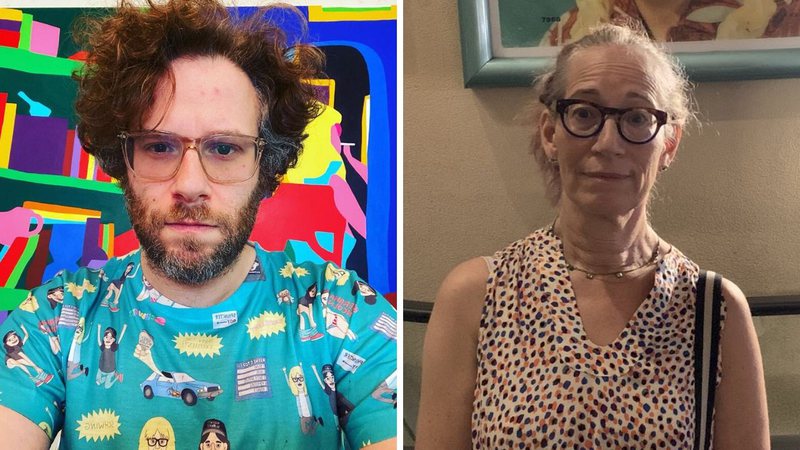 Seth Rogen e Sandy, mãe dele (Foto: Reprodução / Instagram)