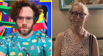 Seth Rogen e Sandy, mãe dele (Foto: Reprodução / Instagram)