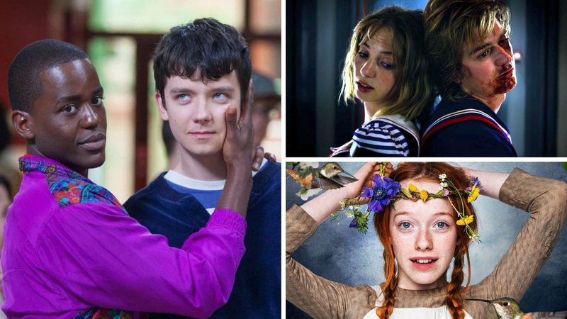 Sex Education, Stranger Things e Anne With an E (Fotos: Divulgação / Netflix)