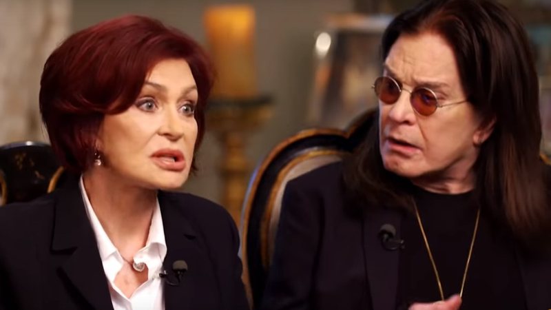 Sharon e Ozzy Osbourne (Foto: Reprodução/Youtube)