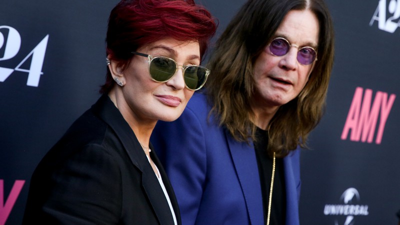 Sharon e Ozzy Osbourne (Foto: Rich Fury/AP)