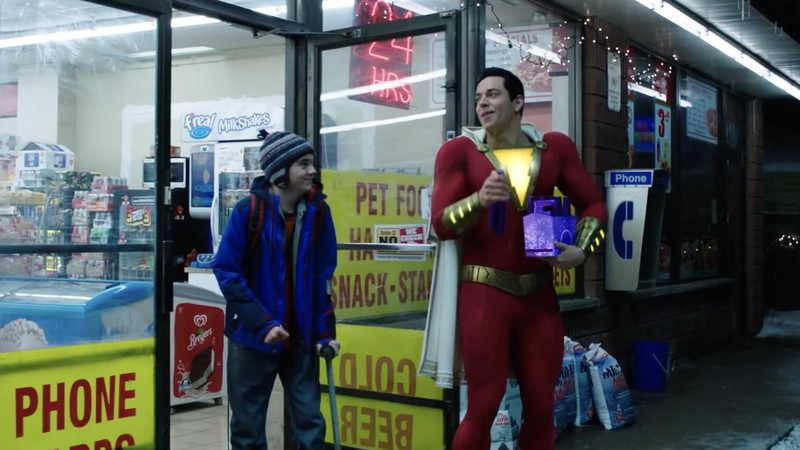 Cena do trailer de Shazam! (Foto:Reprodução)