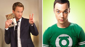 Barney Stinson e Sheldon Cooper (Fotos de divulgação)